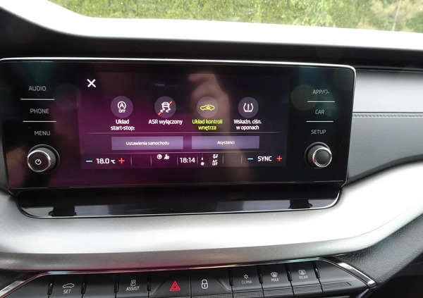 Skoda Octavia cena 71800 przebieg: 145000, rok produkcji 2020 z Miłomłyn małe 704